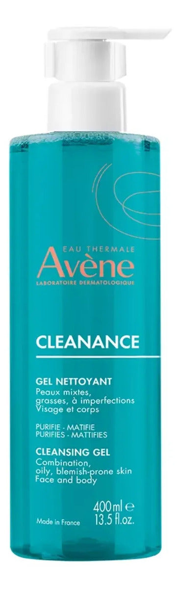 Limpiador Facial Avéne Gel Cleanance 400 Ml