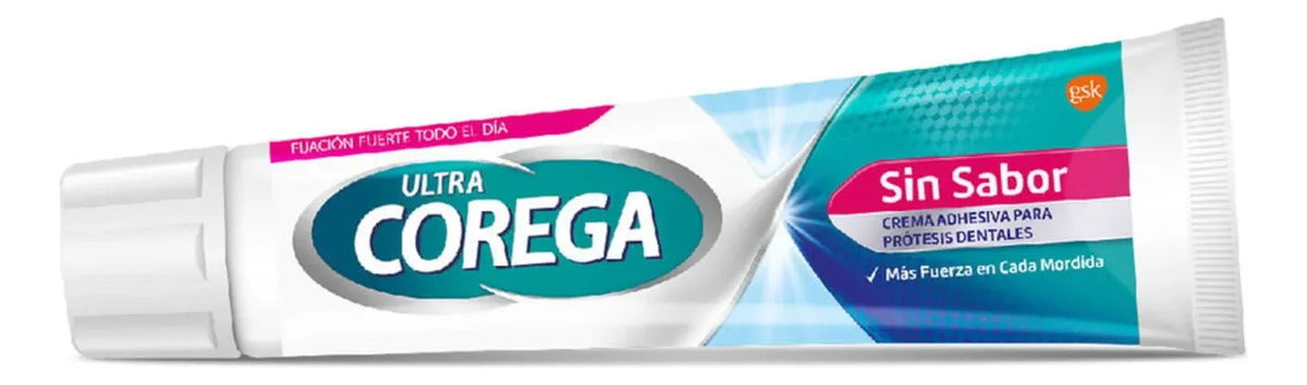 Adhesivo Prótesis Dental Ultra Corega 70 G. Crema Sin Sabor