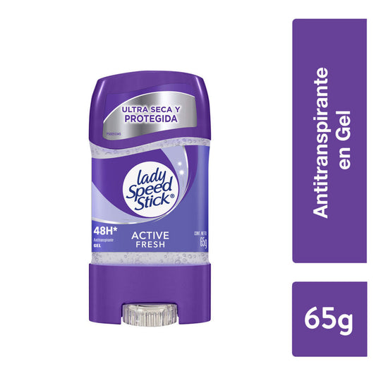 GEL ANTITRANSPIRANTE LADY SPEED STICK ACTIVE FRESH 65G