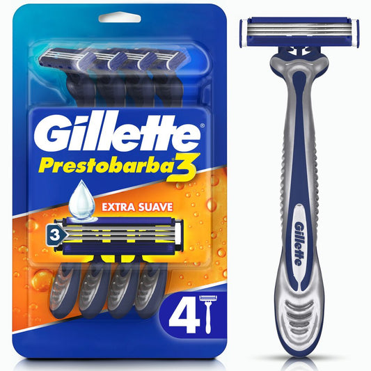 PRESTOBARBA 3 MAQUINA AFEITAR GILLETTEX 1UD
