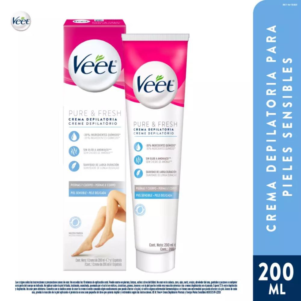 Veet Crema Depilatoria+ Espatula Piel Normal 200ml