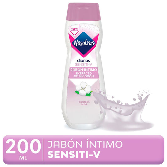 Jabón Íntimo Nosotras Sensiti-v X 200 Ml