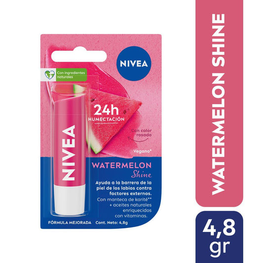 NIVEA BALSAMO LABIAL WaterMelon SHINE 4,8G