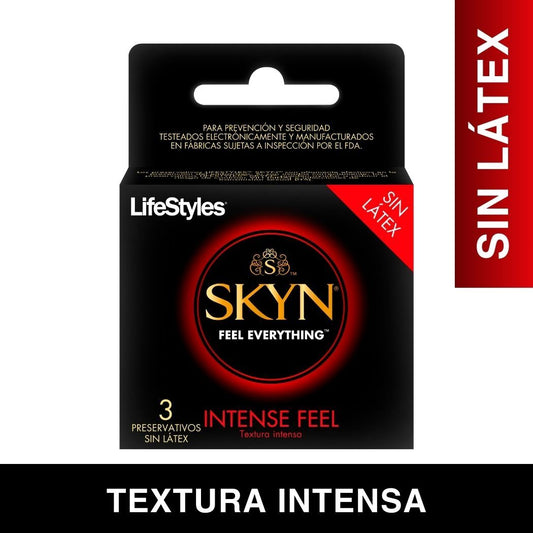 Lifestyles Skyn Intense Feel X3
