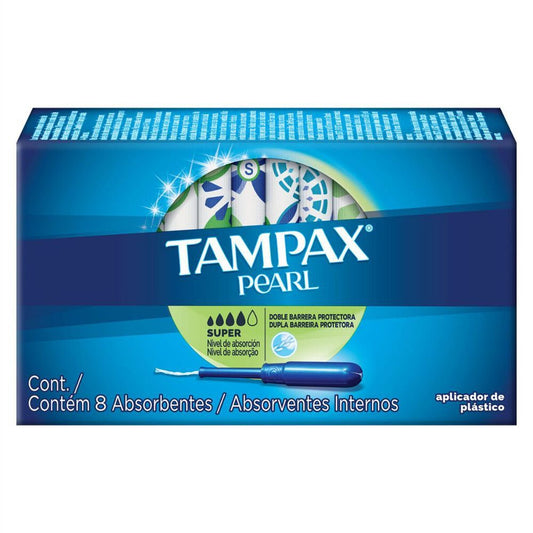 Tampon Tampax Pearl Super 8 Unid