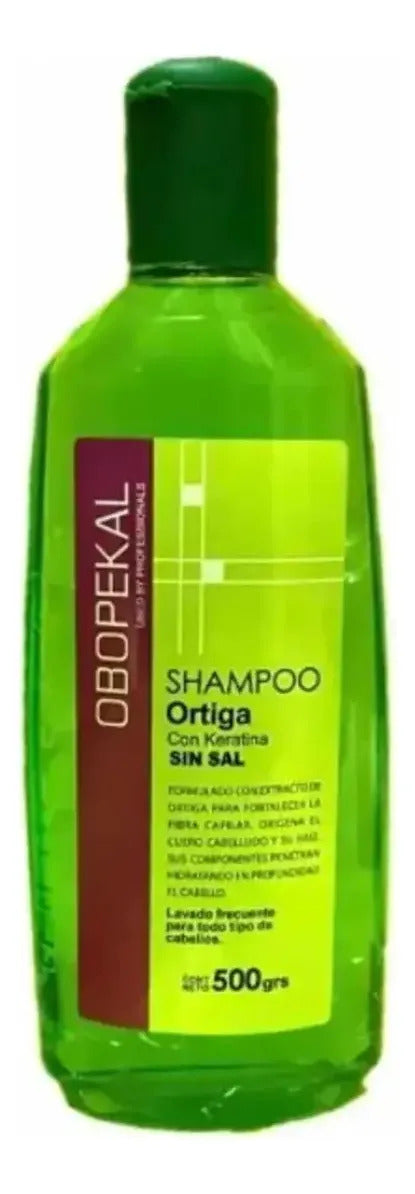 Obopekal Shampoo Ortiga Sin Sal 500gr
