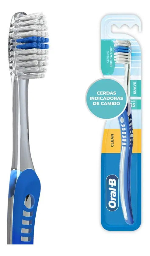 Cepillo Dental Oral - B Con Cerdas Indicadoras Azul