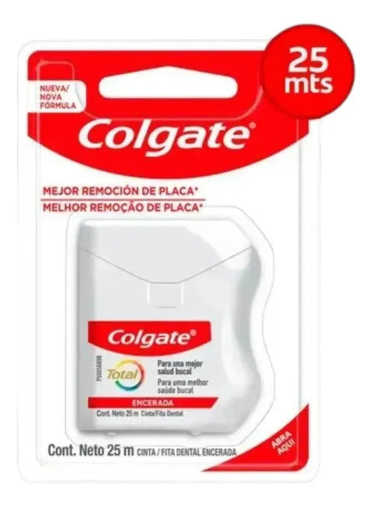 Colgate Total 12 Hilo Dental Encerado 25m