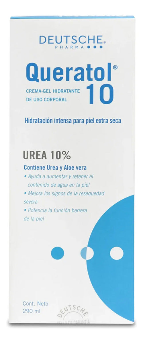 Queratol 10 Crema Gel Hidrante 290 Ml.