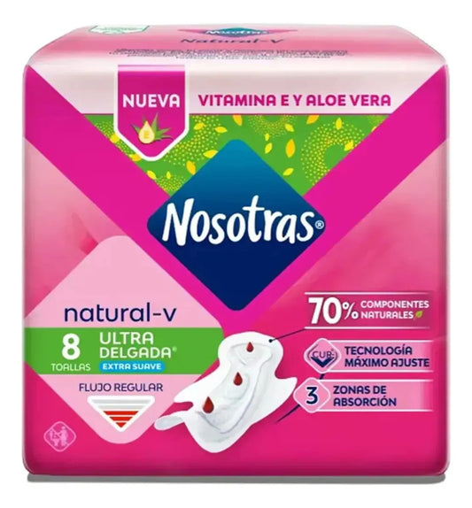 Nosotras Ultra Delgada 8 Toallitas